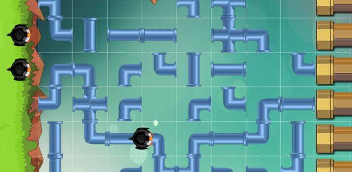Penguin Pipe Maze
