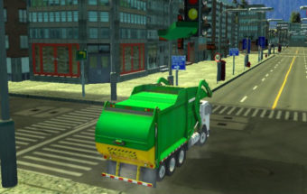 Camion della Spazzatura 3D