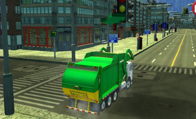 Camion della Spazzatura 3D
