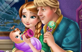 Anna e Kristoff Baby Feeding