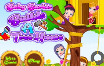 Baby Barbie Builds a Treehouse