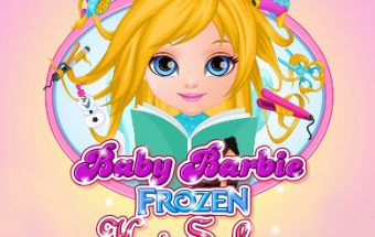 Baby Barbie Frozen Hair Salon