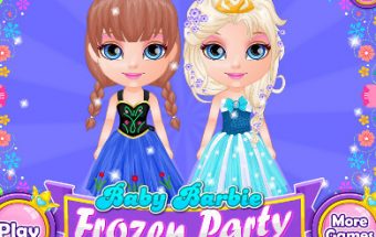 Baby Barbie Frozen Party