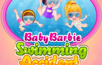 Baby Barbie Swimming Accident