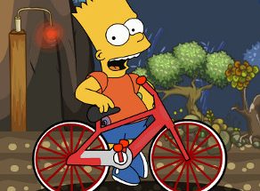 Bart Simpson in Bici