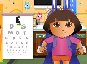 Dora e Diego dall'Oculista