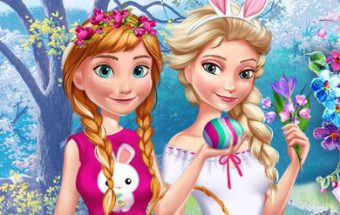 Elsa e Anna Easter Fun