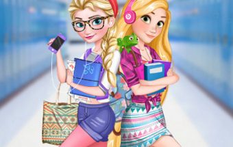 Elsa e Rapunzel al College