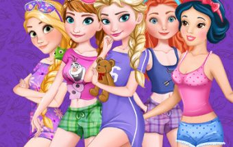 Elsa Royal Pajama Party