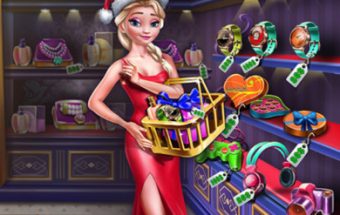 Elsa Shopping Xmas