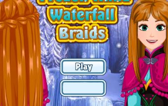 Frozen Anna Waterfall Braids