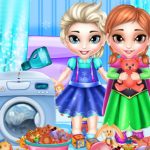 Frozen Sisters Washing Toys