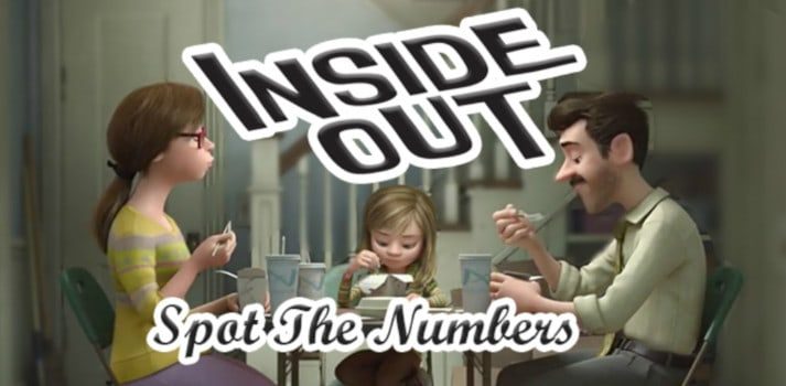 Inside Out Spot the Numbers