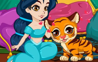 Princess Jasmine Caring Baby Tiger