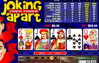Joking Apart Video Poker