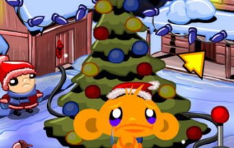 Monkey GO Happy Xmas Tree