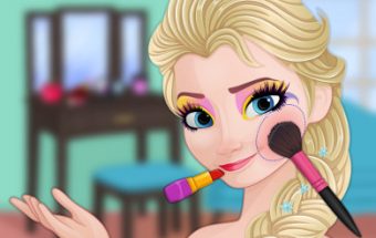 Now and then Elsa Makeup