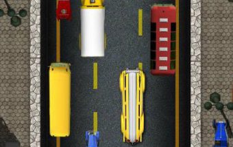 Old School Bus Race
