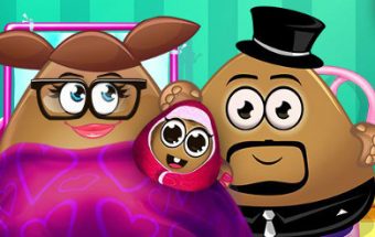 Pou Girl New Baby
