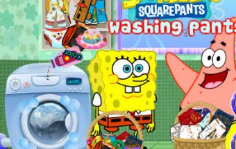 Spongebob Washing Pants
