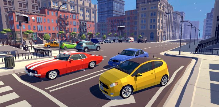 3D City: 2 Player Racing
