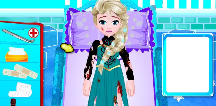 Baby Elsa Skating Accident