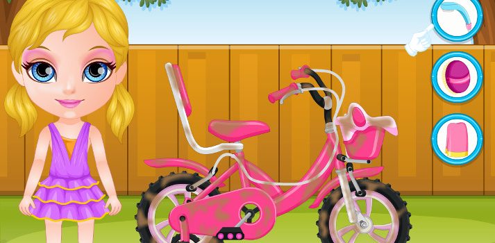 Baby Barbie Bicycle Ride