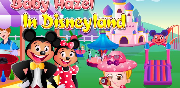 Baby Hazel in Disneyland