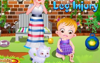 Baby Hazel Leg Injury