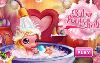 Baby Pony Bath