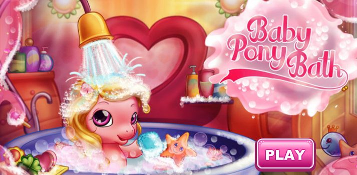 Baby Pony Bath