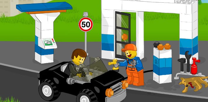 Benzinaio Lego