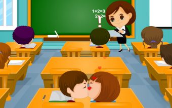 Classroom Naughty Kiss