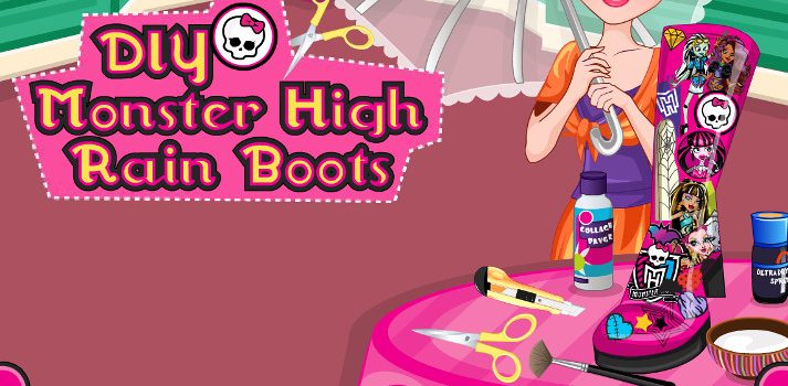 DIY Monster High Rain Boots