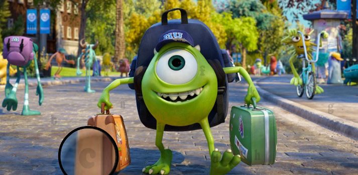 Monster University Lettere Nascoste