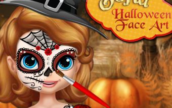 Sofia Halloween Face Art