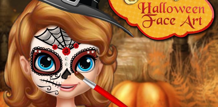 Sofia Halloween Face Art