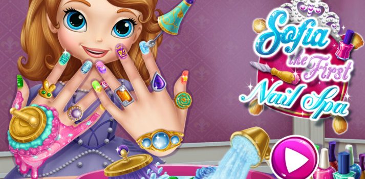 Sofia the First Nail Spa