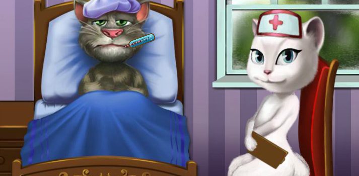 Talking Tom Catch Cold