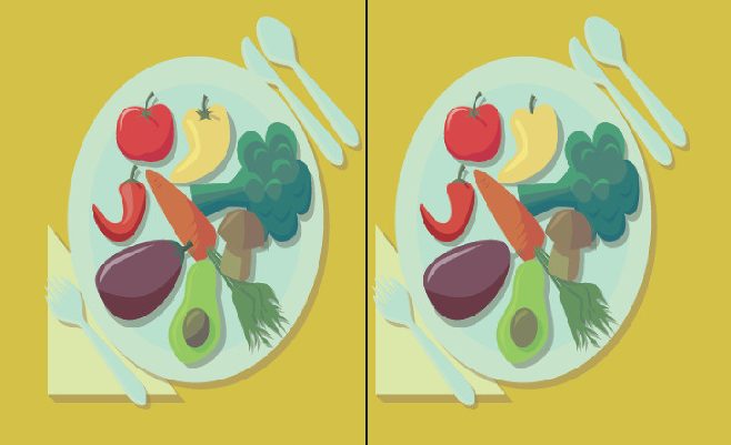 Vegetables Difference