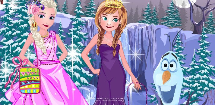 Elsa with Anna Dressup
