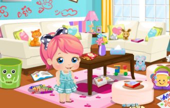 Baby Alice Party Clean Up