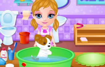 Baby Barbie Adopts a Pet