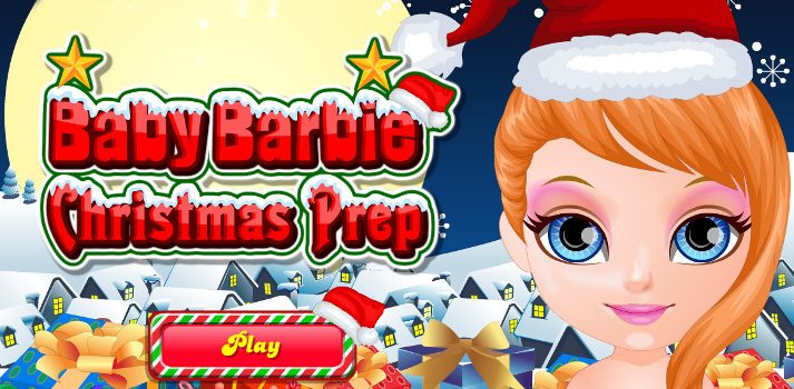 Baby Barbie Christmas Prep
