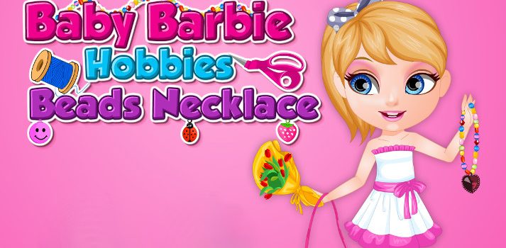Baby Barbie Hobbies Beads Necklace