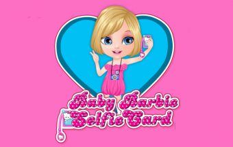Baby Barbie Selfie Card