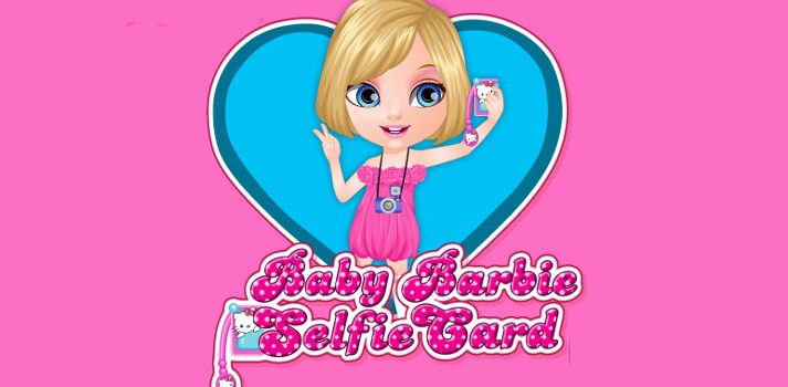 Baby Barbie Selfie Card