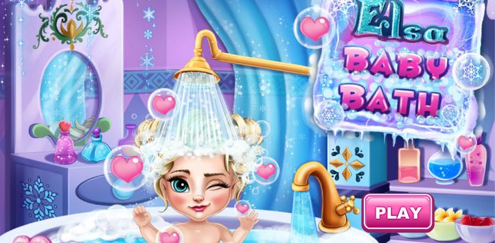 Elsa Baby Bath