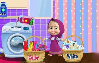 Masha Laundry Day