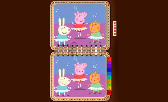 Peppa Pig Find the Difference